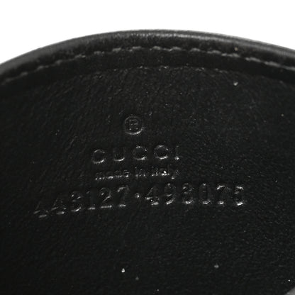 Gucci Calfskin Matelasse GG Marmont Card Holder Black 6 of 8
