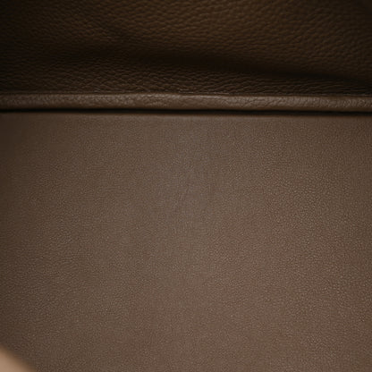 Hermes Taurillon Clemence Lindy 30 Etoupe 11 of 17