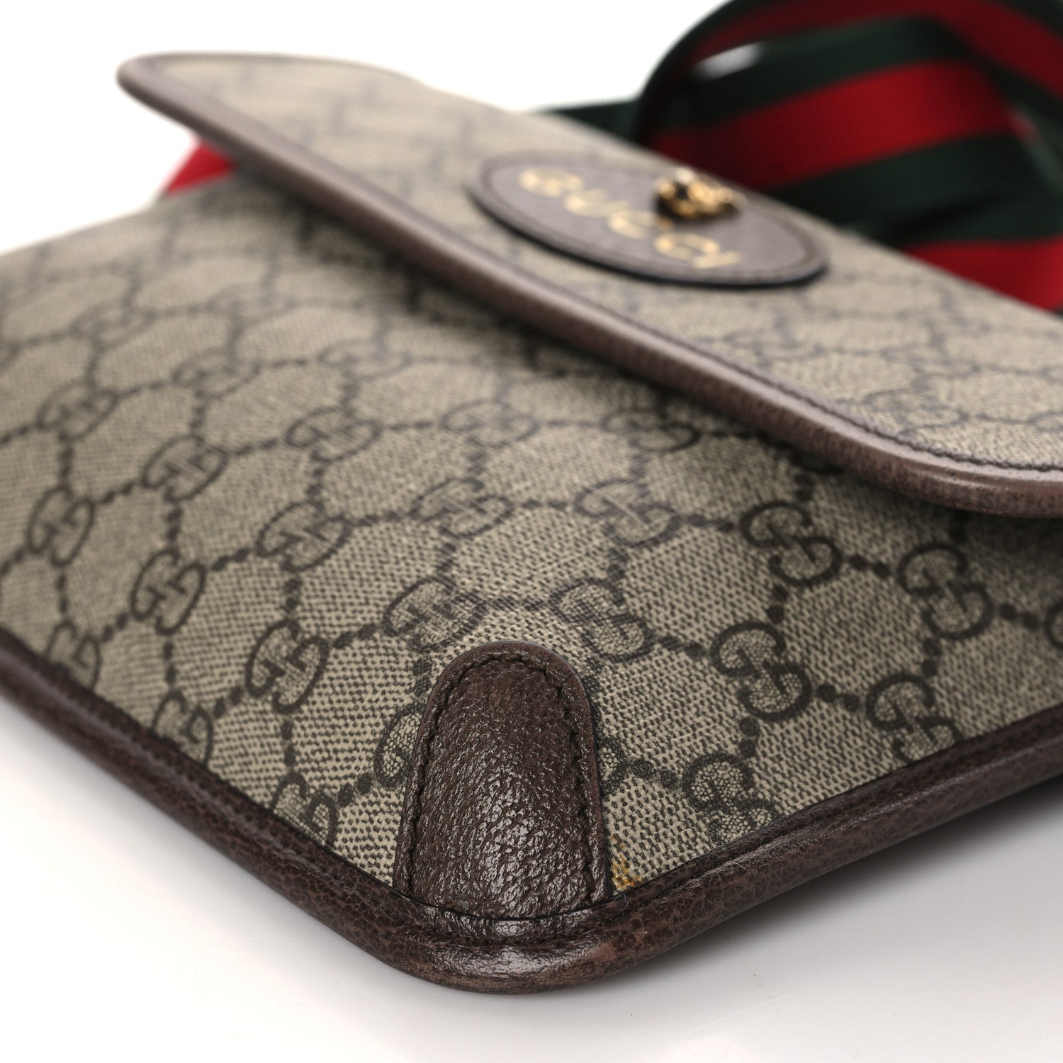 Gucci GG Supreme Monogram Neo Vintage Web Belt Bag Brown 10 of 10