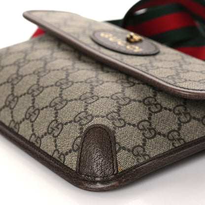 Gucci GG Supreme Monogram Neo Vintage Web Belt Bag Brown 10 of 10