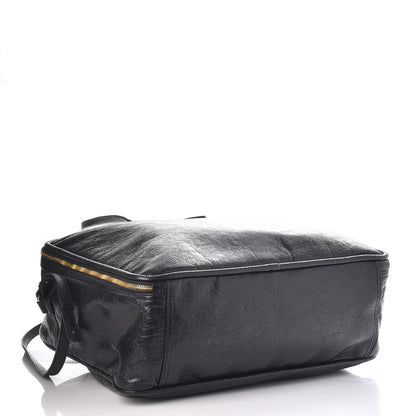Balenciaga Agneau Medium Blanket Square Tote Black 5 of 9