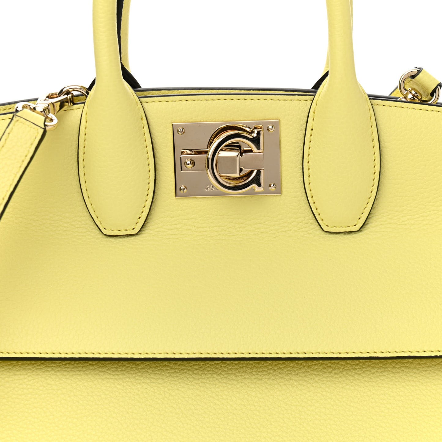 Calfskin The Studio Bag Yellow