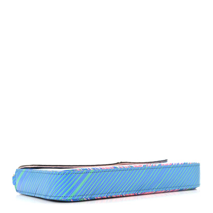 Louis Vuitton Epi Tropical Pochette Felicie Blue Rose 5 of 11