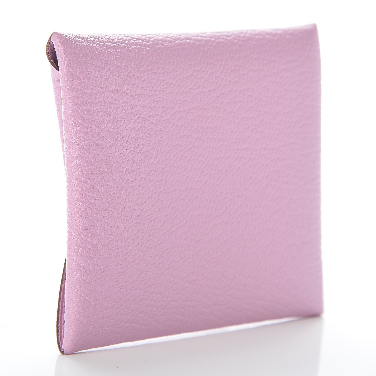 Hermes Chevre Mysore Bastia Coin Purse Mauve Sylvestre 3 of 8
