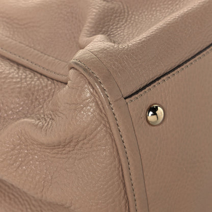 Gucci Pebbled Calfskin Medium Soho Shoulder Bag Camelia 10 of 18