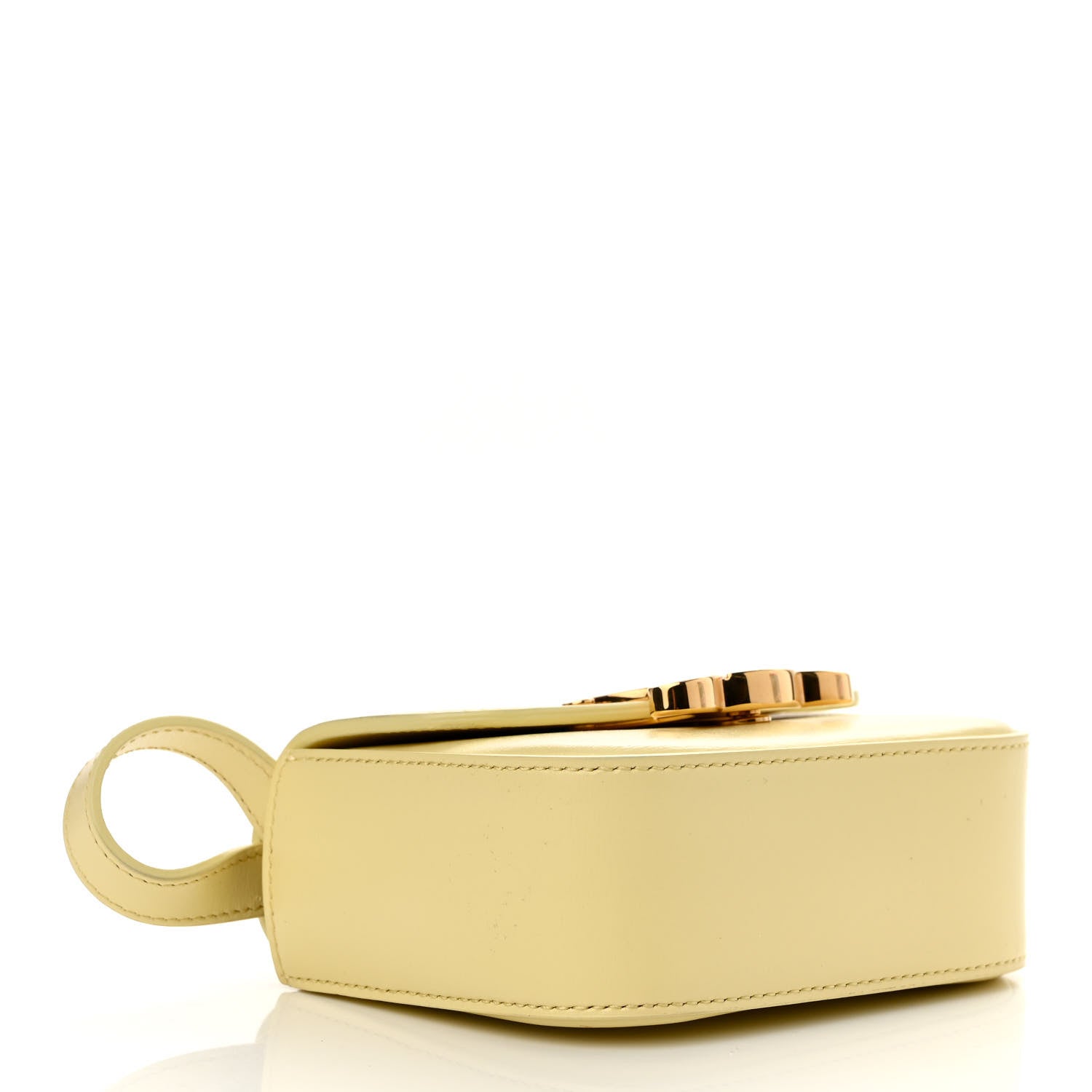 Celine Shiny Calfskin Mini Triomphe Pollen 4 of 9