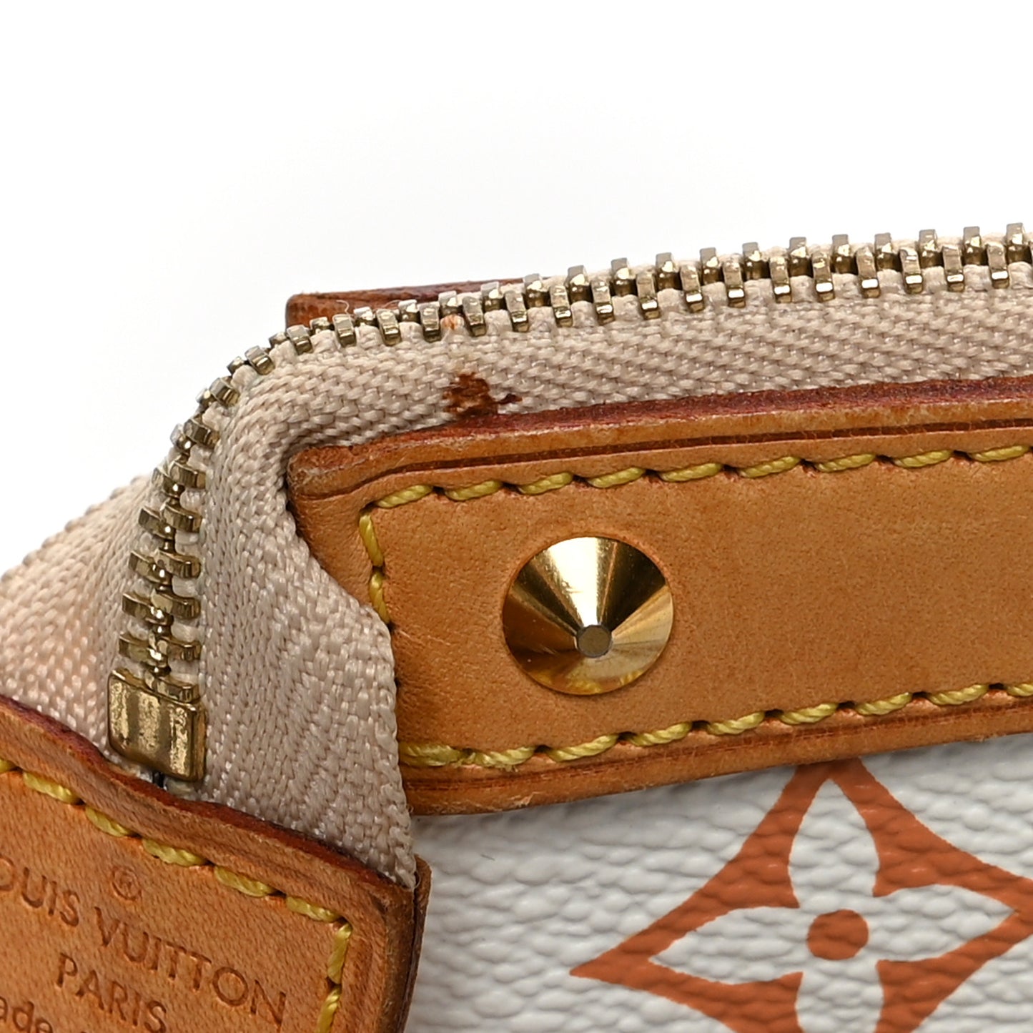 Monogram Multicolor Pochette Accessories White