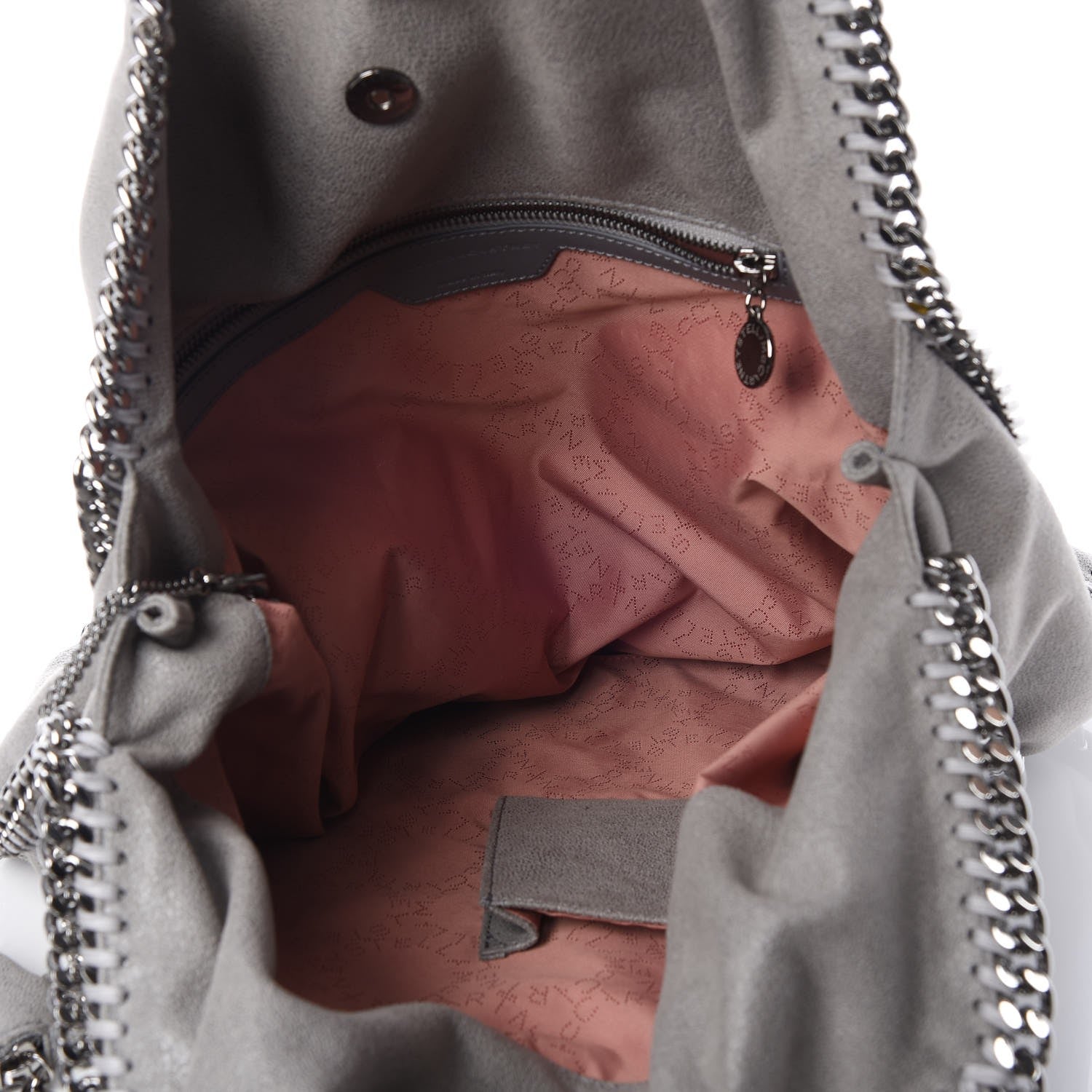 Stella McCartney Shaggy Deer Big Falabella Tote Grey 5 of 9
