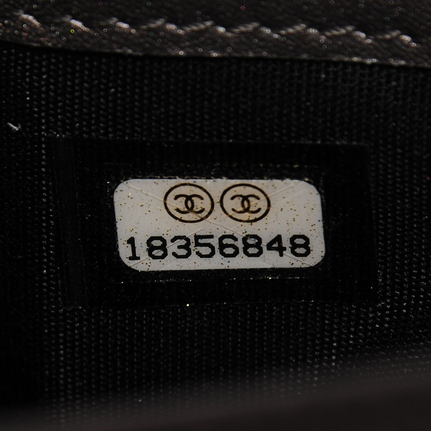 Chanel Caviar Yen Wallet Dark Silver 8 of 9