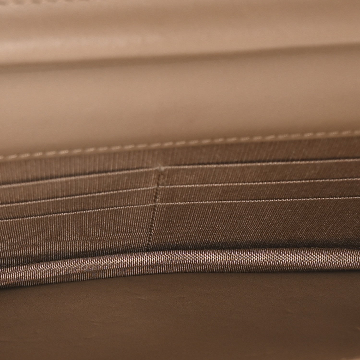 Chanel Caviar Chevron Quilted Boy Wallet On Chain WOC Dark Beige 5 of 11