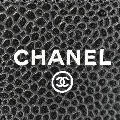 Chanel Caviar Quilted Wallet On Chain WOC Black 6 of 12