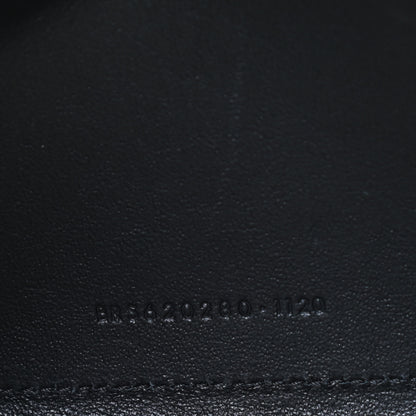 Saint Laurent Grain De Poudre Mixed Matelasse Triquilt Monogram Chain Wallet Crema Soft 6 of 8