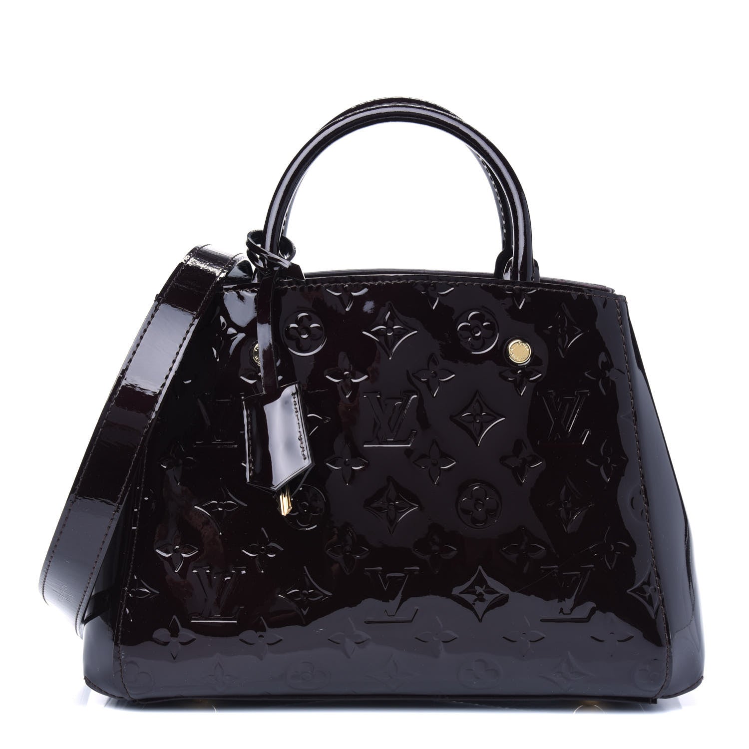 Louis Vuitton Vernis Montaigne BB Amarante 1 of 4