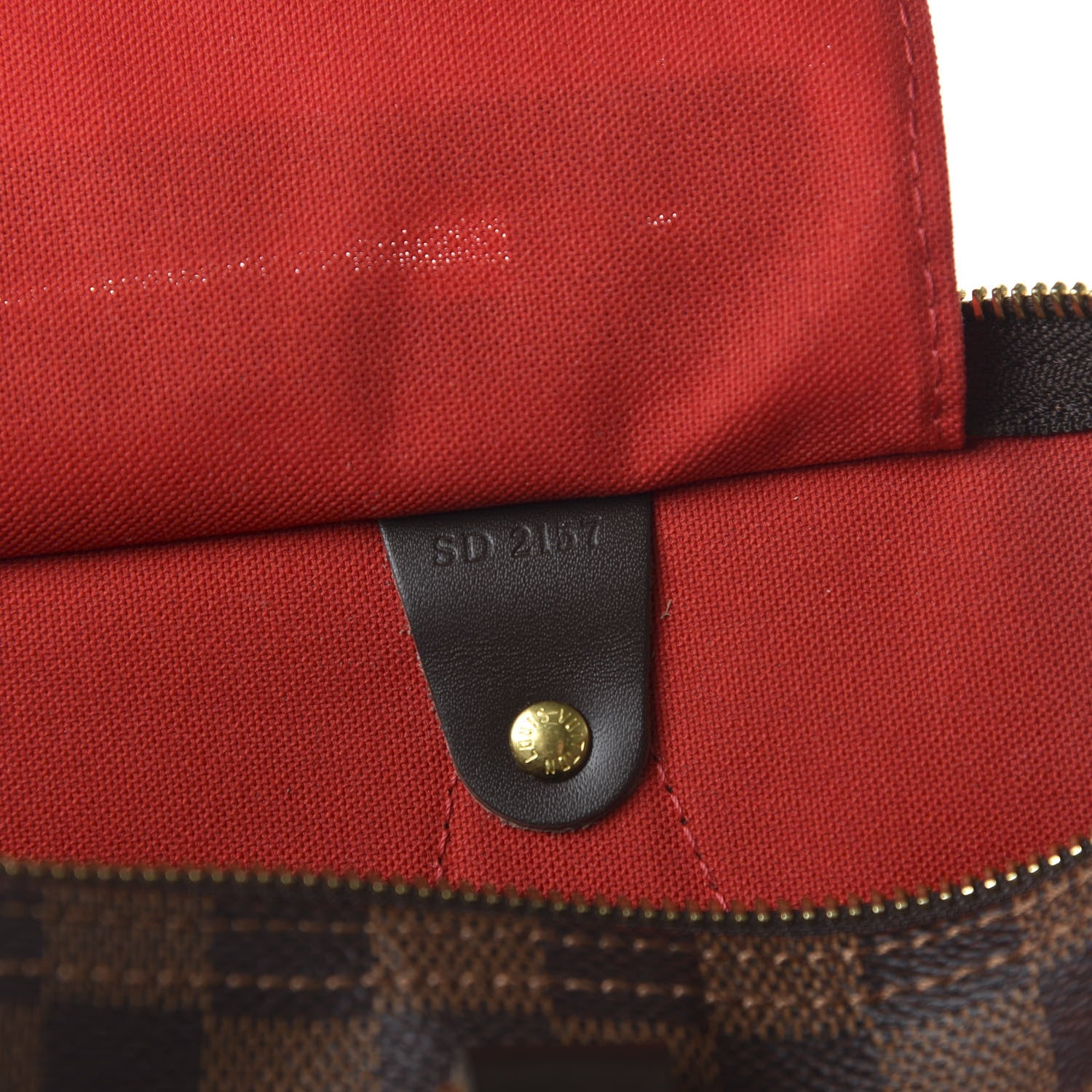 Louis Vuitton Damier Ebene Speedy 35 9 of 10