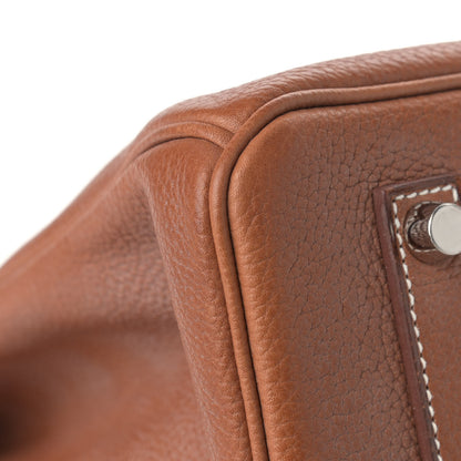 Hermes Natural Barenia Faubourg Birkin 35 Fauve 9 of 21