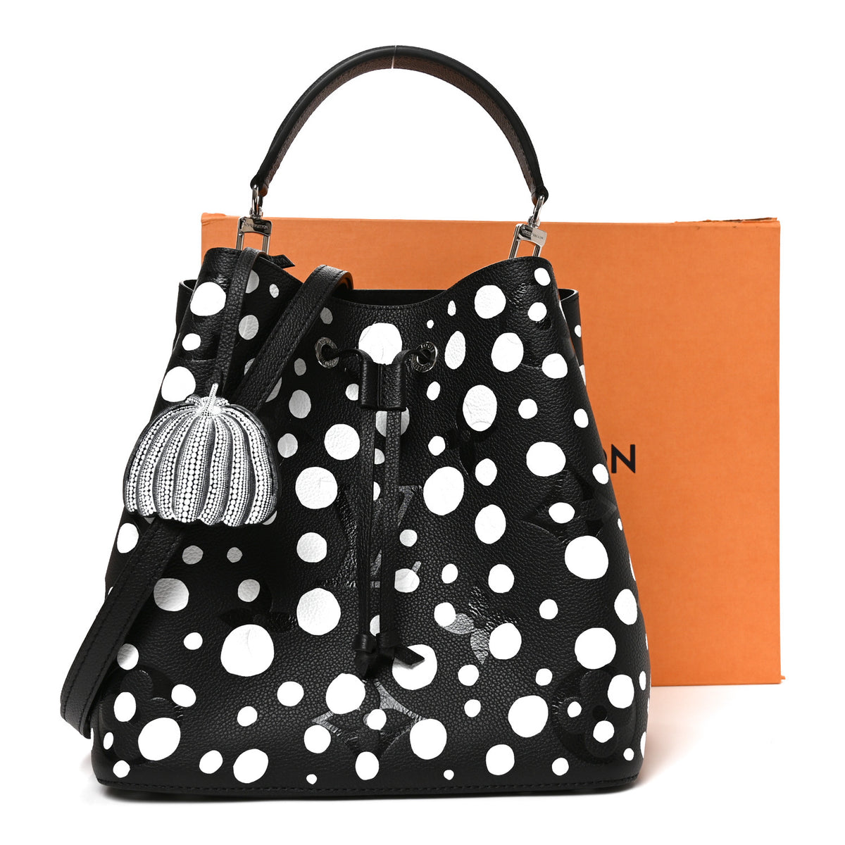 Louis Vuitton LV X YK Empreinte Neonoe MM Black White 10 of 10