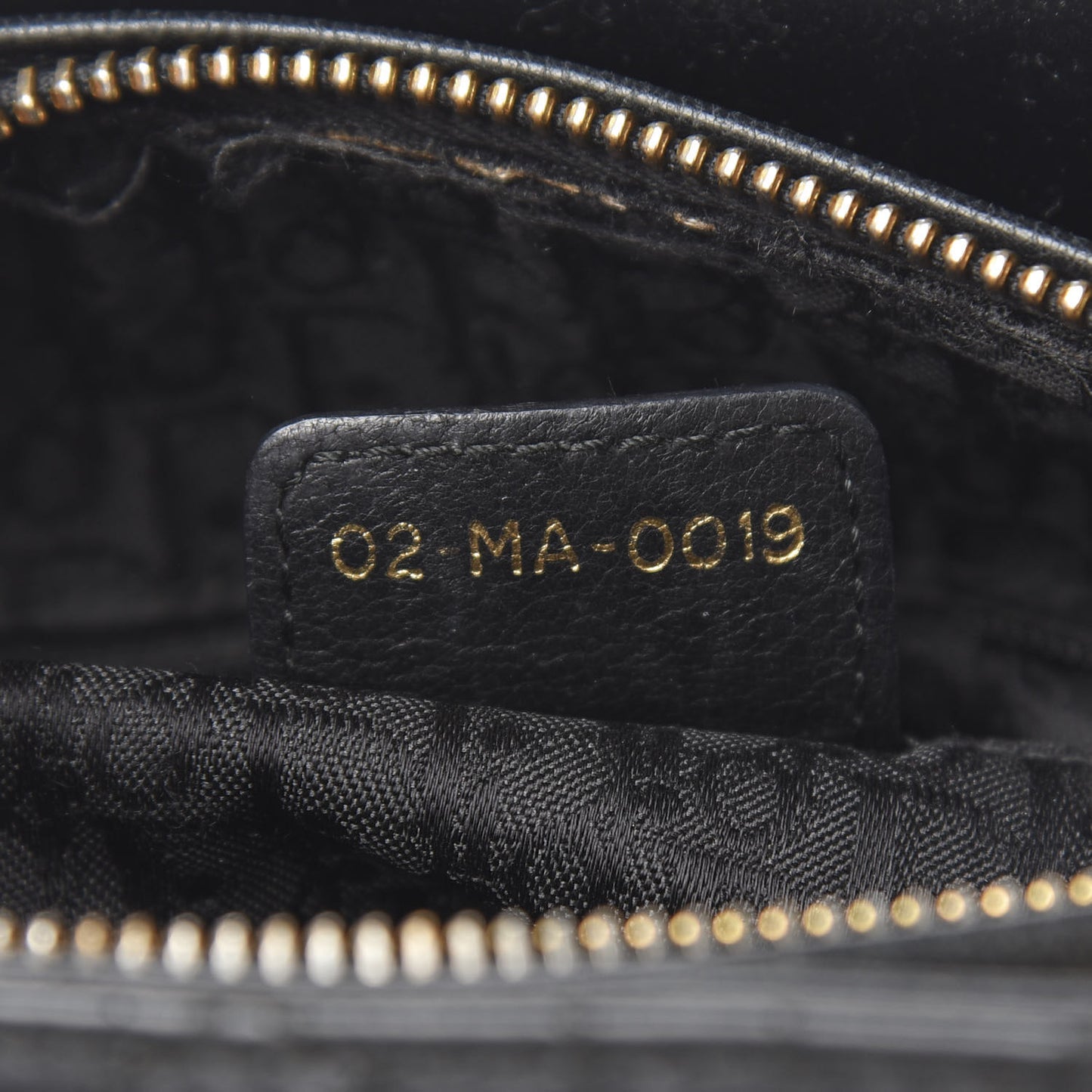 Patent Cannage Medium Lady Dior Black