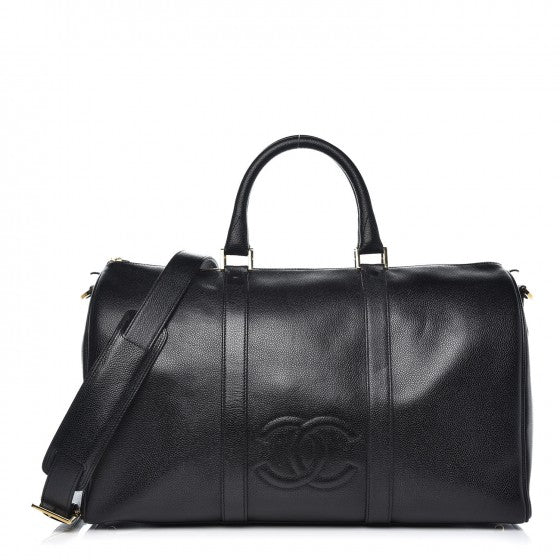 Caviar Timeless CC Duffel Bag Black