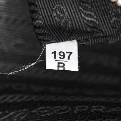 Prada Vitello Phenix Logo Hobo Black 8 of 11