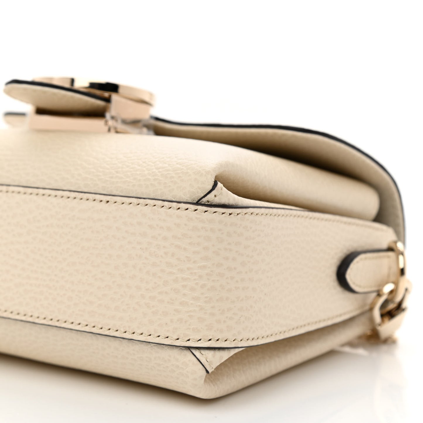 Dollar Calfskin Interlocking G Crossbody Bag Ivoire