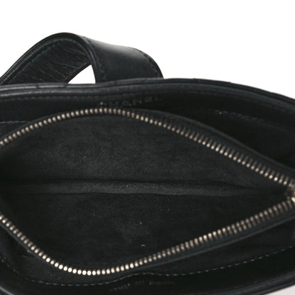Chanel Lambskin Quilted Crystal Valentine Charms Mini Phone Holder Crossbody Bag Black 5 of 10