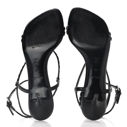 Louis Vuitton Citizen Thong Sandal 38 Black 5 of 7