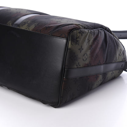 Louis Vuitton Nylon Monogram Camouflage Keepall Bandouliere 50 Kaki 8 of 8