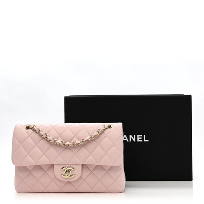Chanel Caviar Quilted Small Double Flap Light Pink 13 of 13