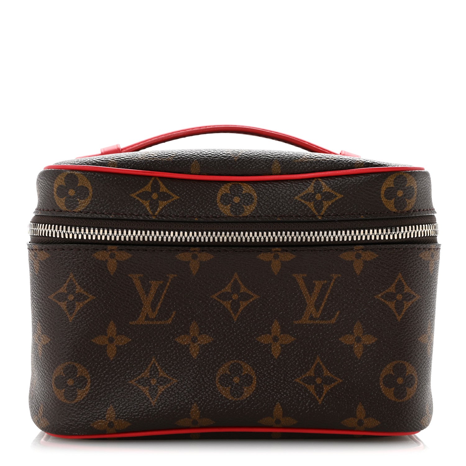 Louis Vuitton Monogram Macassar Nice Mini Rouge 1 of 6