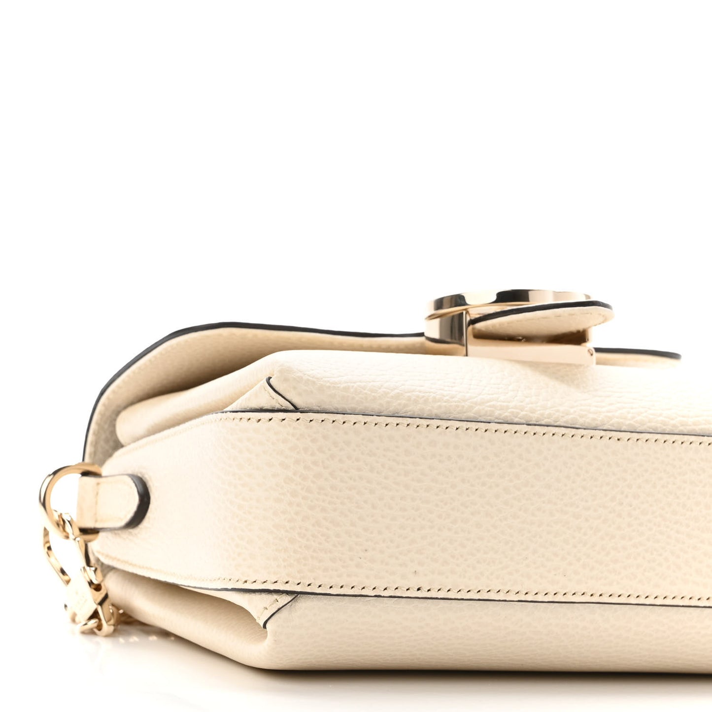 Dollar Calfskin Interlocking G Crossbody Bag Ivoire