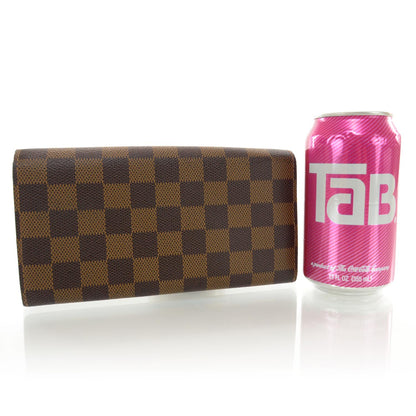 Louis Vuitton Damier Ebene Sarah Wallet 2 of 7