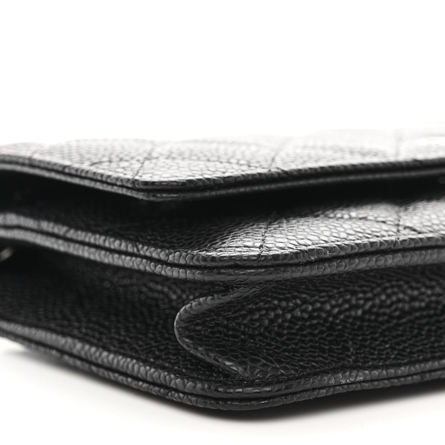Chanel Caviar Quilted Wallet on Chain WOC Black 10 of 12