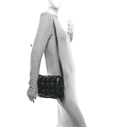 Bottega Veneta Nappa Maxi Intreccio Padded Cassette Crossbody Bag Black 2 of 9