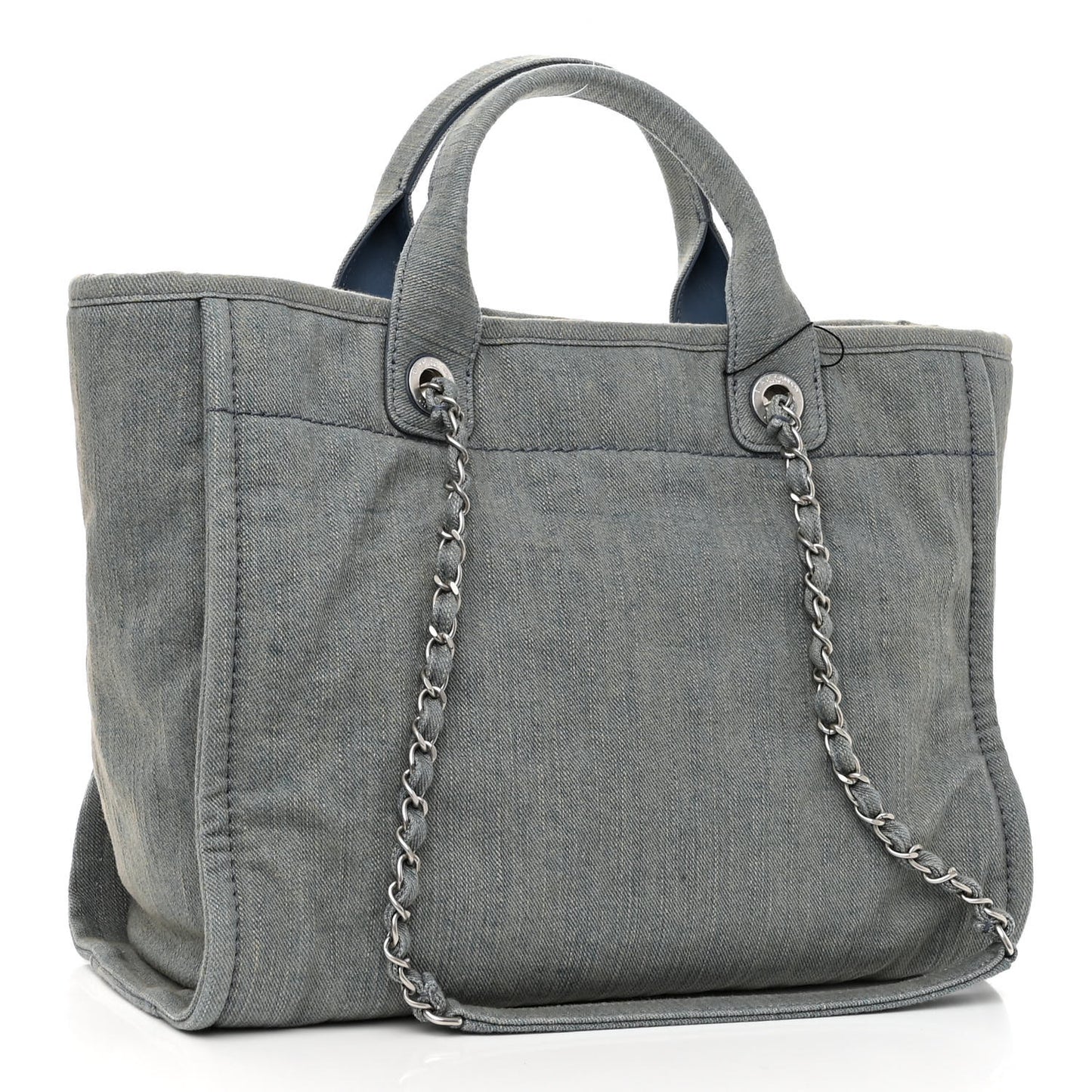 Denim Small Deauville Tote Light Blue