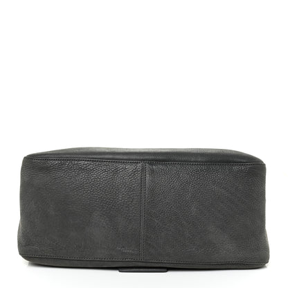 Fendi Vitello Savana Big Mama Baguette Grigio Tartaruga Natural 11 of 22