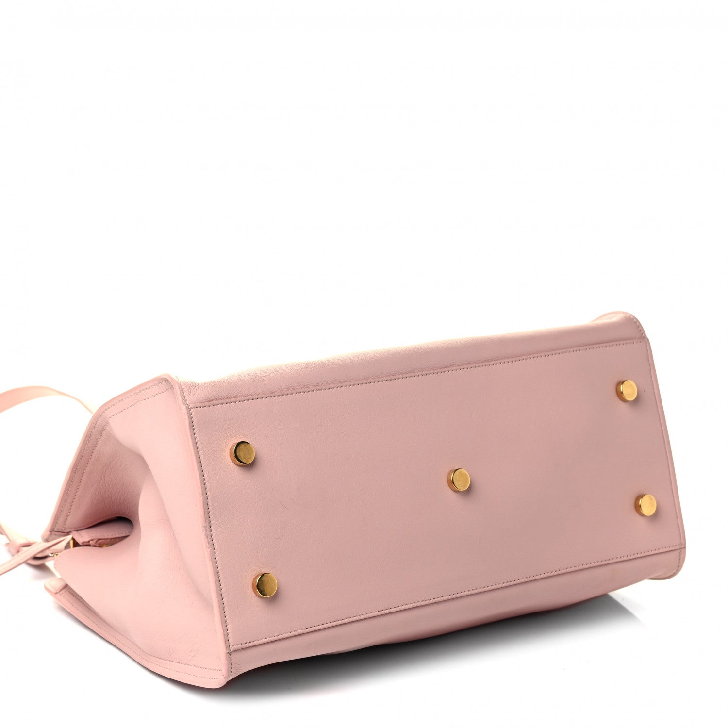 Saint Laurent Calfskin Monogram Small Cabas Pale Blush 3 of 4