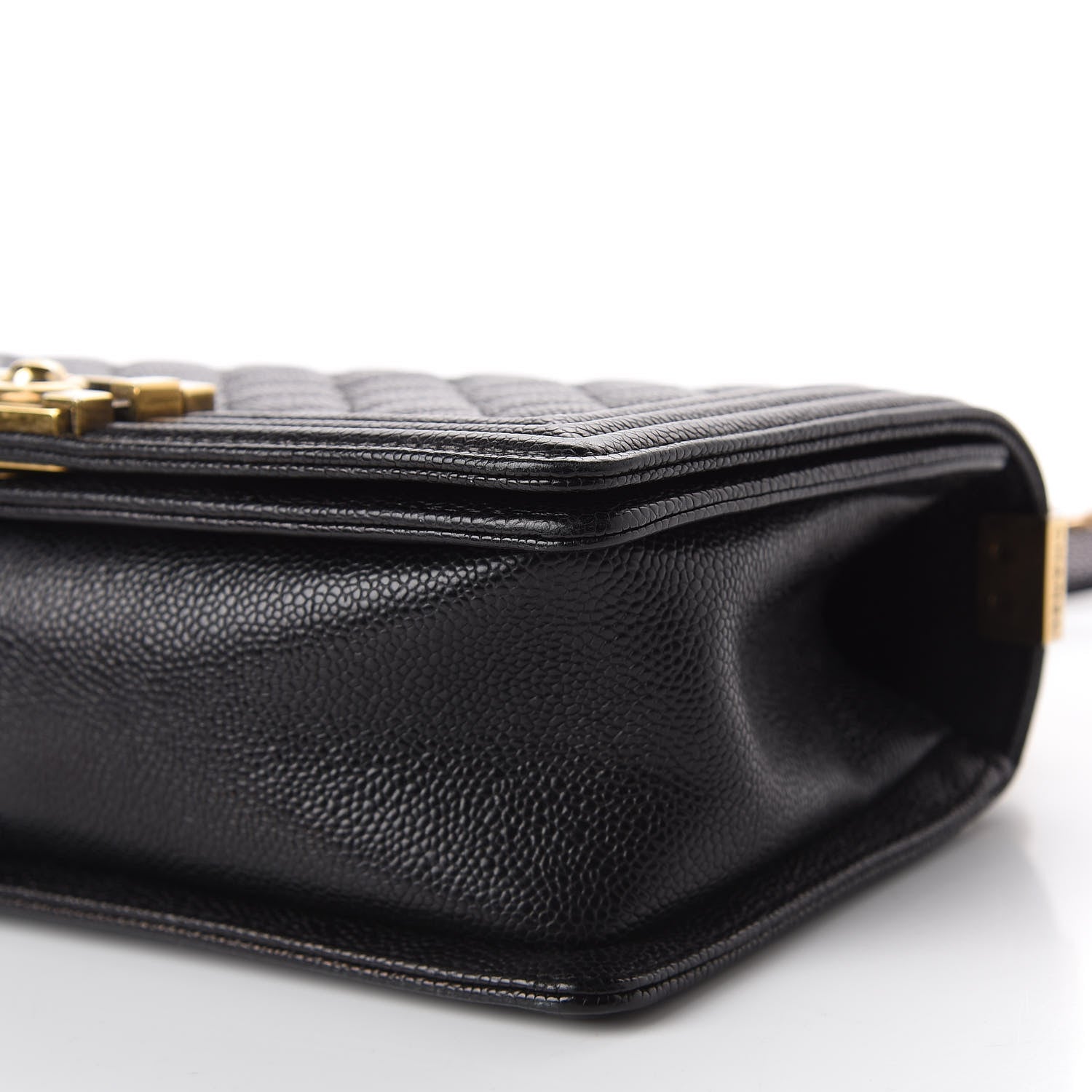 Chanel Caviar Quilted Medium Boy Flap Black 8 of 12