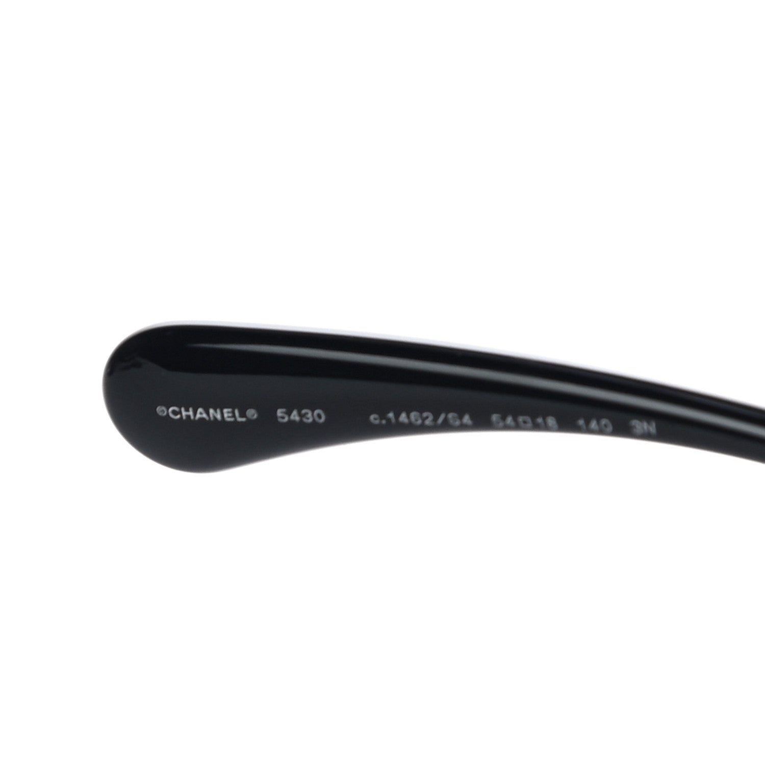 Chanel Acetate CC Rectangle Sunglasses 5430 Black 6 of 7