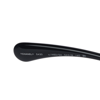 Chanel Acetate CC Rectangle Sunglasses 5430 Black 6 of 7