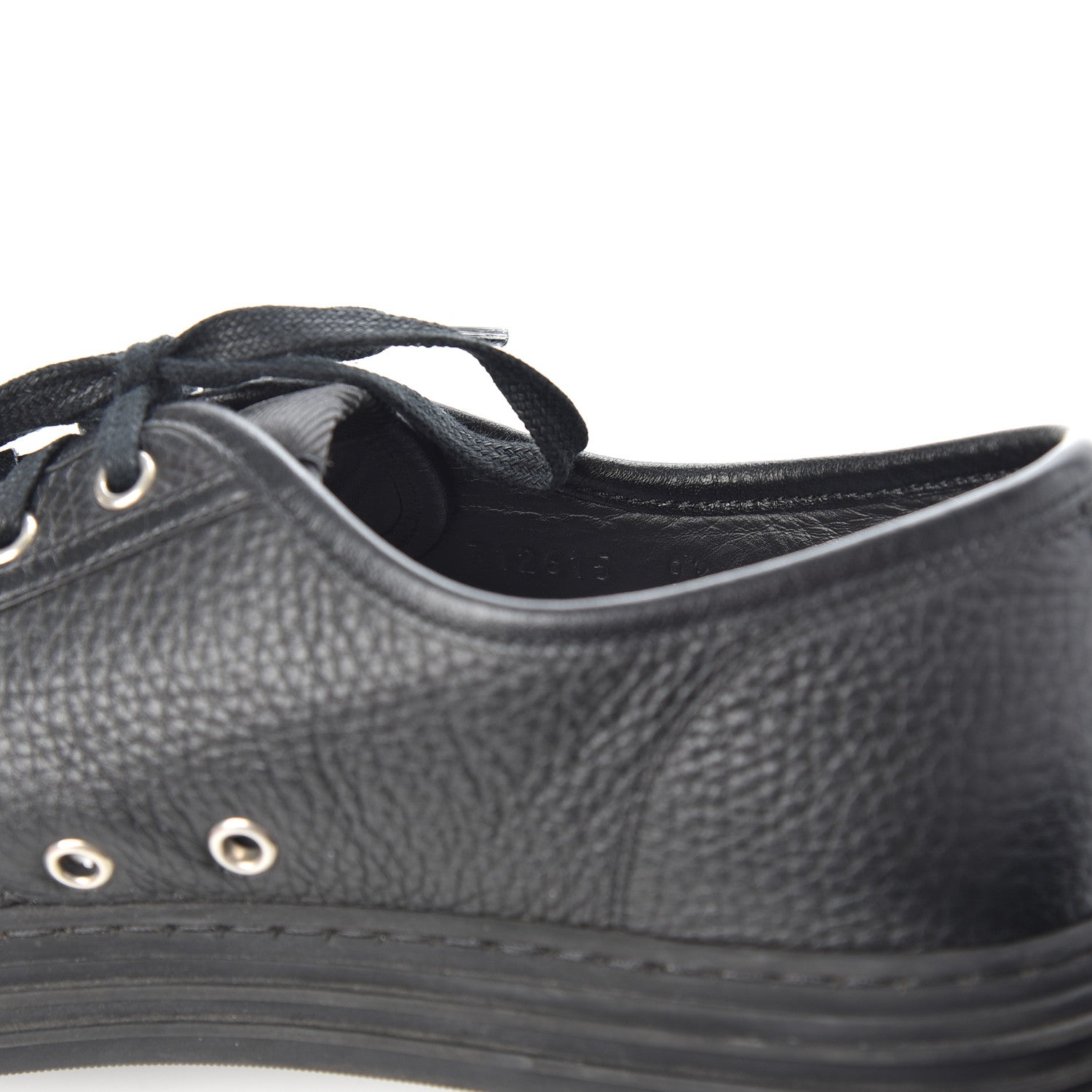 Gucci Nappa Mens Low Top Sneakers 9.5 Black 8 of 19