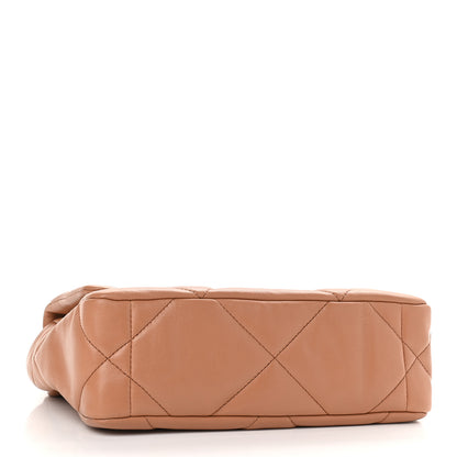 Chanel Lambskin Quilted Medium Chanel 19 Flap Brown 4 of 9