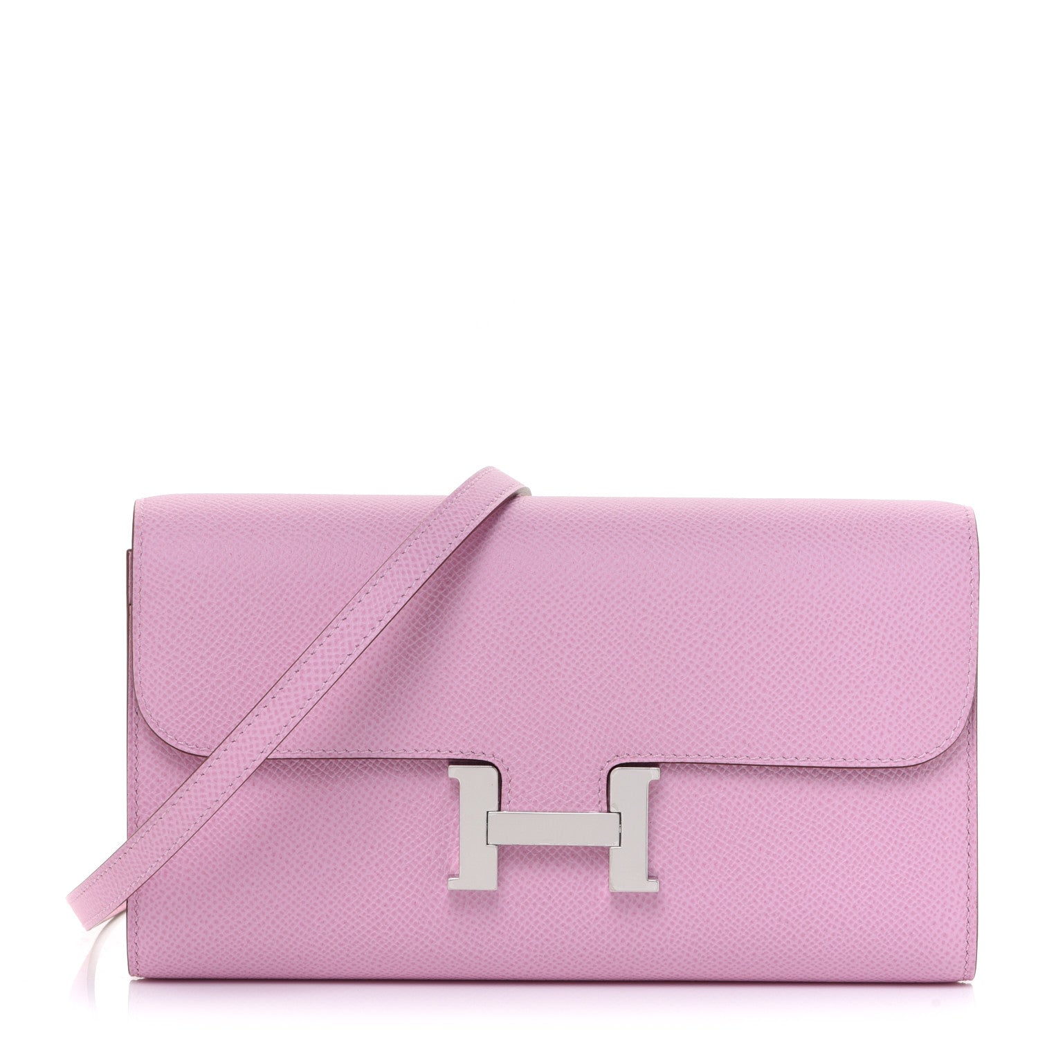 Hermes Epsom Constance Wallet To Go Mauve Sylvestre 1 of 8