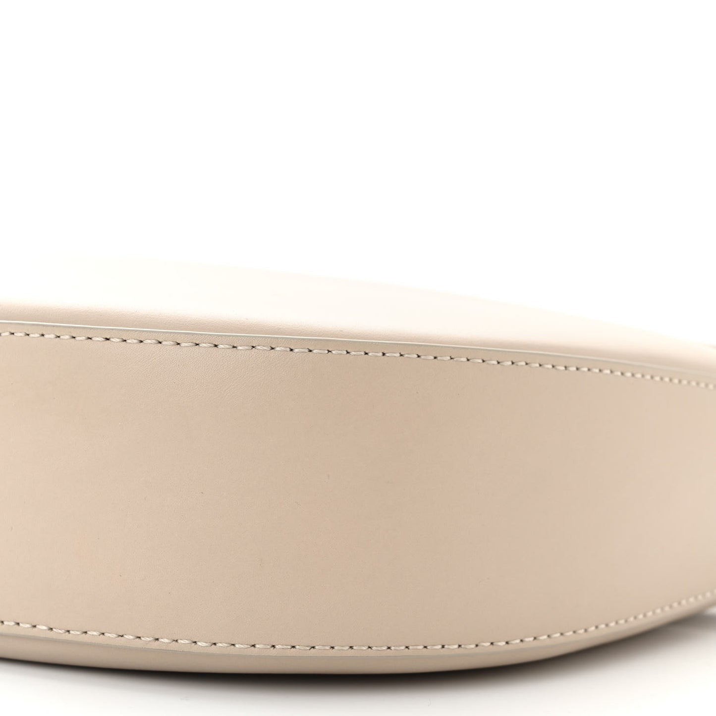 Satin Calfskin Jacquard Small Luna Bag Oat