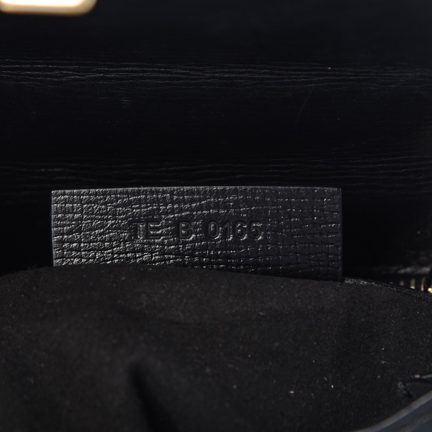 Textured Calfskin Mini Pandora Box Crossbody Bag Black