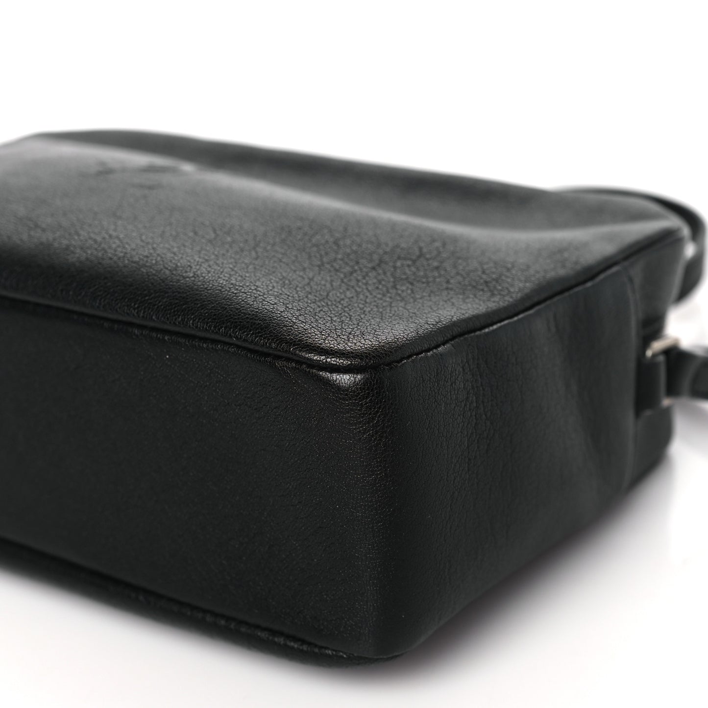 Lambskin Monogram Small Lou Camera Bag Black