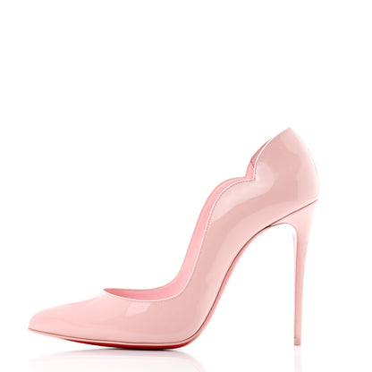 Christian Louboutin Patent Hot Chick 100 Pumps 38 Rosy 1 of 8