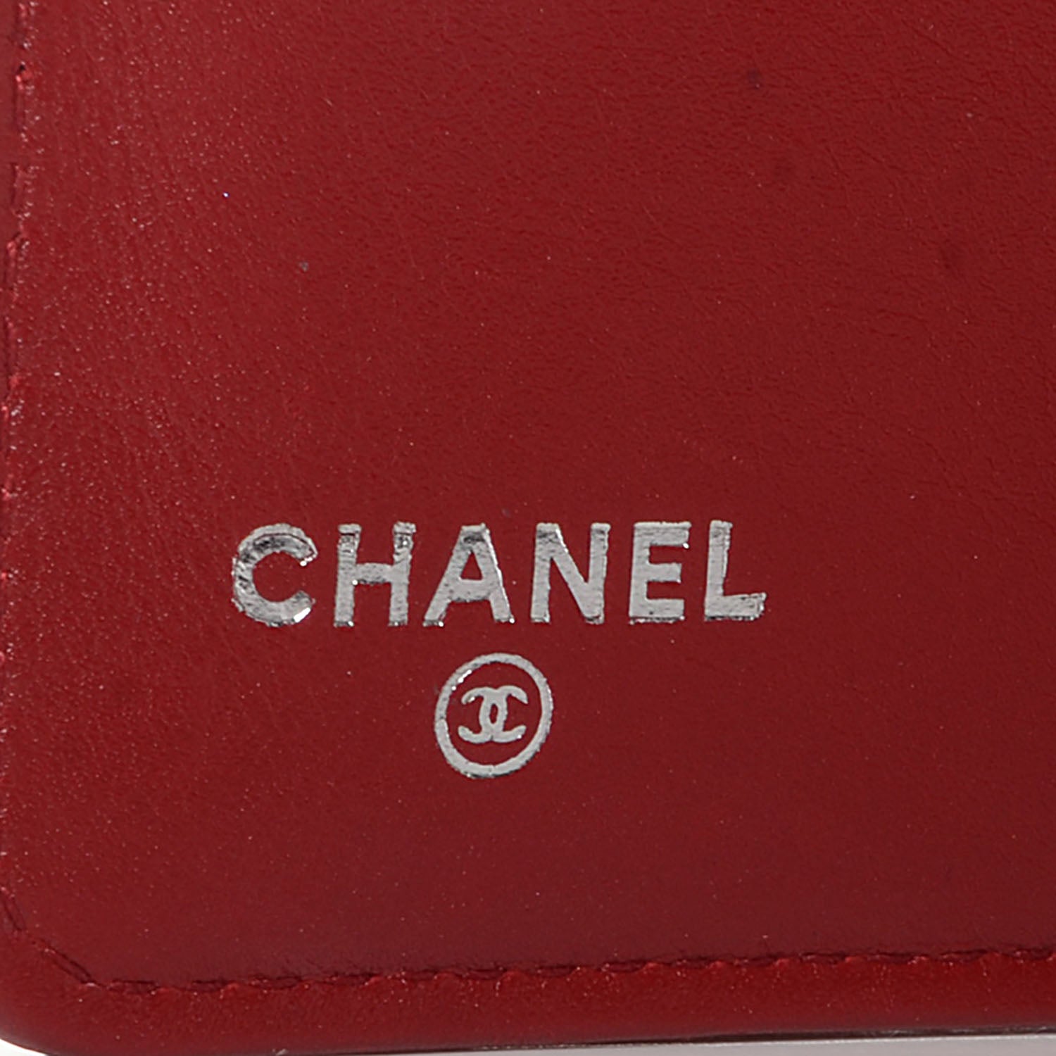 Chanel Caviar Quilted Zipped Pocket Wallet Red 5 of 7