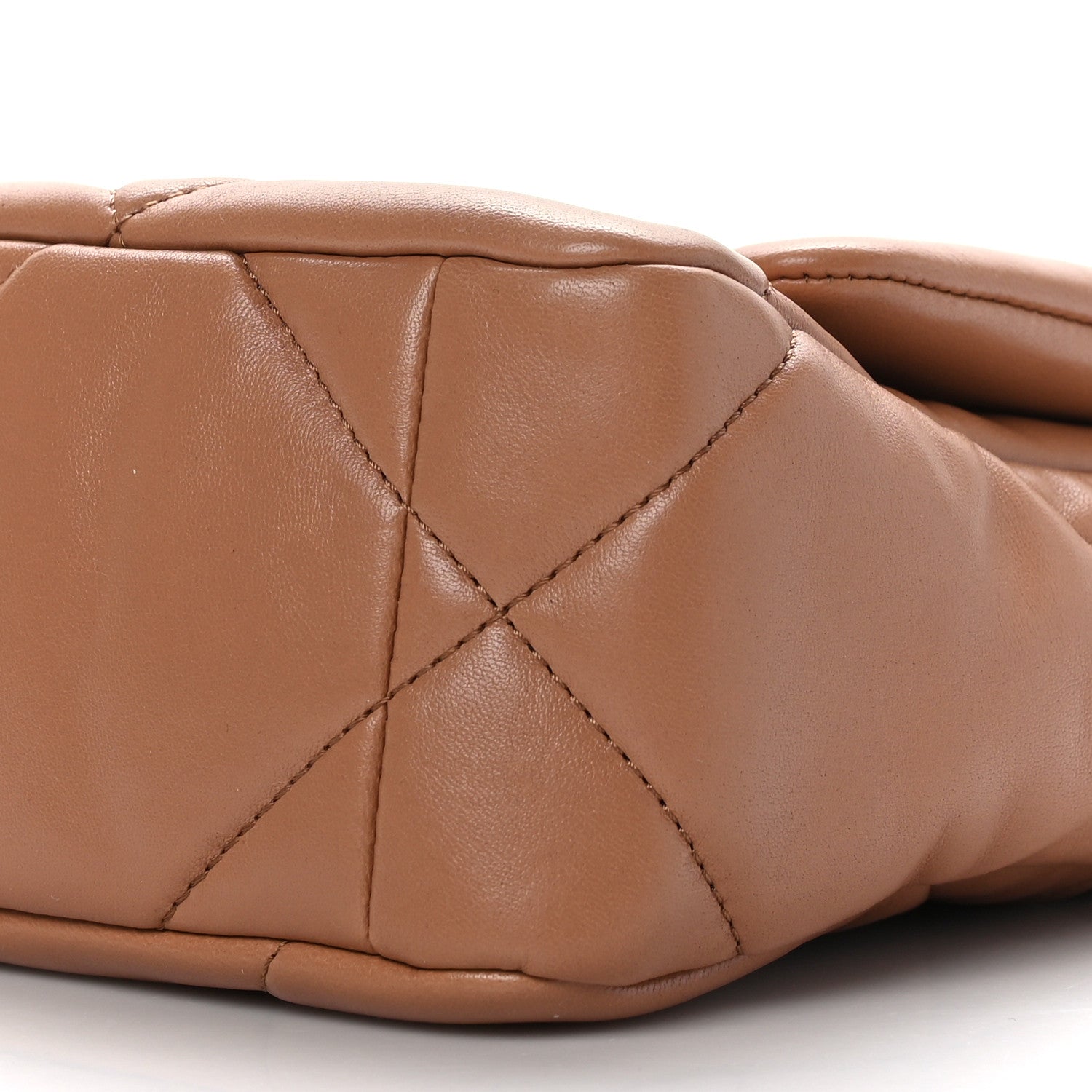 Chanel Lambskin Quilted Medium Chanel 19 Flap Brown 9 of 9