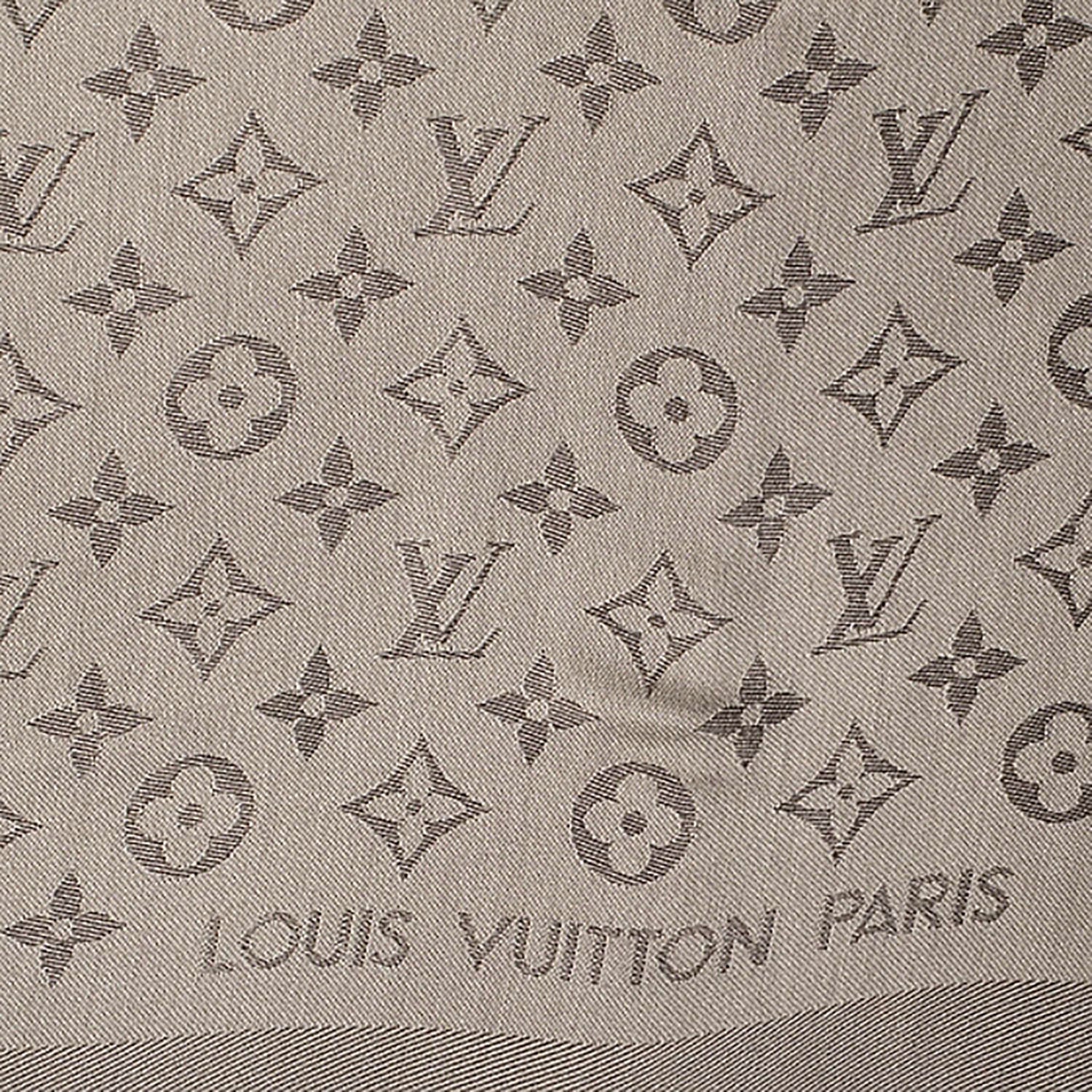 Louis Vuitton Wool Silk Monogram Shawl Verone 3 of 6
