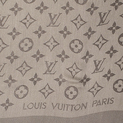 Louis Vuitton Wool Silk Monogram Shawl Verone 3 of 6